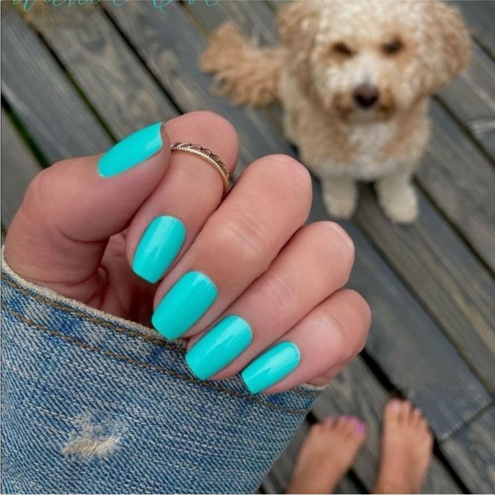 *Retired* Color Street: Wicked Cool | Teal Blue Bright Neon Summer Spring Beach - Picture 5 of 14